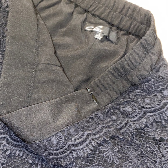 C. Luce Black Lace Women Shorts - Picture 6 of 8